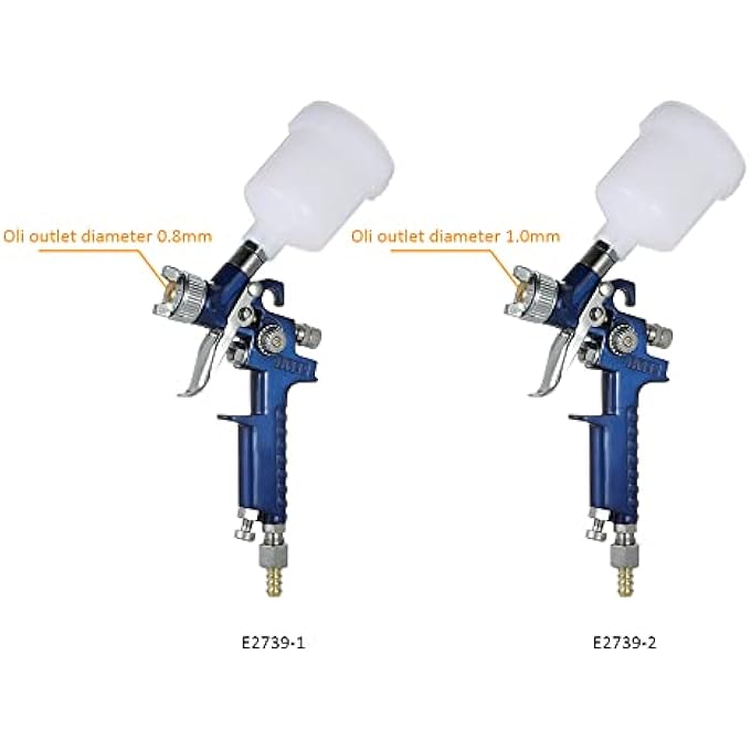 Sata 1.0MM MINI HVLP AIR SPRAYER AIRBRUSH KIT TOUCH-UP PAINT SPRAYING TOOL GRAVITY-FEED AIR BRUSH SET AUTO CAR PAINTING FOR SPOT REPAIRING - Image 4